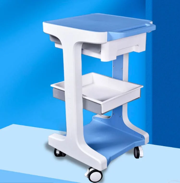 High Quality Salon Beauty Trolley Stand with 4 Wheels for Putting Beauty Machines