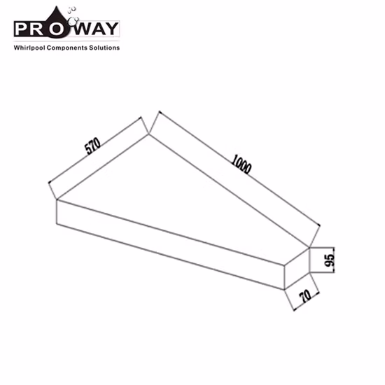 プロウェイ ホットタブ用高品質ブラック アルミニウム ホットタブ カバー リフター (JZ0011B)
