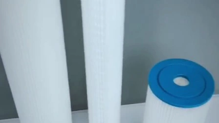 Darlly ろ過装置ビッグブルー水フィルターカートリッジ PP/PET マイクロプリーツカートリッジフィルタースパ水とプール用 5 ミクロン 1 ミクロン